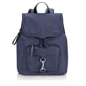 Rebecca Minkoff Bikeshare Nylon Backpack Navy Blue